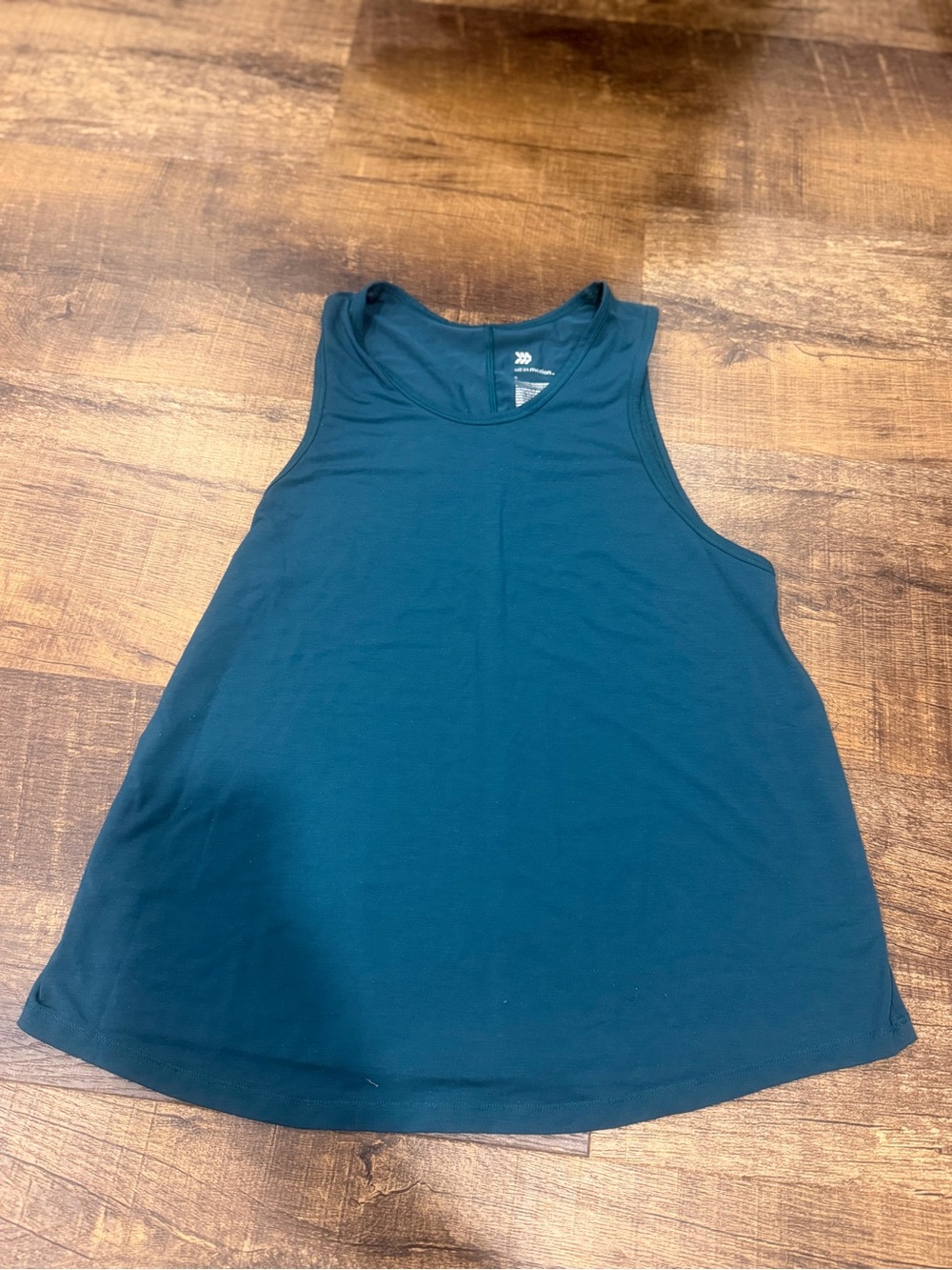 all in motion Teal Racerback Tank Top